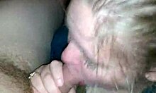 Co worker comes home for sneaky oral action.