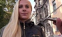 German Scout Convinces Shy Teen 18+ Haley Hunter to First Casting Doggy Sex