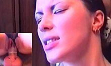 Gorgeous Jana hits super orgasm in homemade vid. She’s adorable riding in lingerie!