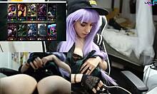 Wow, Teen Masturbates While Playing League Of Legends Urf Mode!