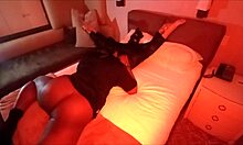 Haitian beauty rosa p sucks monster cock, gets facial on tits