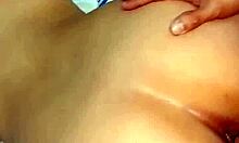 latina amateur bent over in doggystyle without noticing the recording