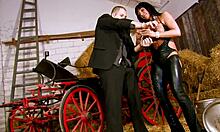 this hot brunette loves swallowing cum after banging 🔥