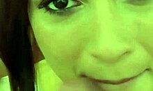 Busty European babe strips then gets wet blowjob and hard fuck in POV.