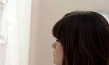 watching porn sparks homemade threesome with giant woman