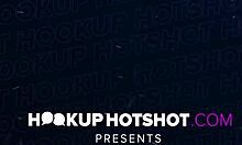 sassy brunette stassi sinclair gets throat fucked before her hookup date dicking