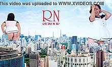 wow, giant lady with no panties strollin city, shes huge like king kong, unreal