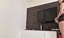 Blonde Housewife Cleaner Accepts Money for Deepthroat Financial Domination