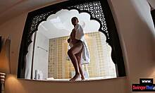 i watched my asian teen girlfriend suck her european boyfriend's big cock