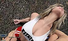 Gorgeous Katia Shows Off Her Big Tits and Ass