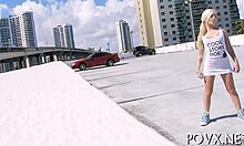 Legal Age Teen Engages in POV Fucking and Blowjob