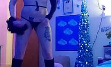 Sexy Amateur Undresses On Webcam, Ripping Clothes During Striptease