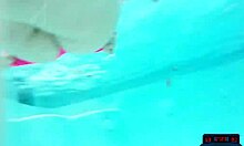 amateur girlfriends fucked hard poolside on camera