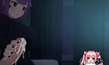 Anime boyfriend comes over to suck and fuck