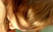 Bellyjob and blowjob from my wife in amateur mature style.