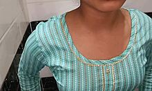 Indian Step Sister Caught in Bathroom Watching Porn