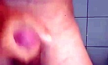 Hungarian amateur jerks off solo in pleasant session.