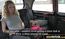 big fake tits british bird drilled by older london cabbie