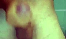 Hungarian amateur jerks off solo in pleasant session.