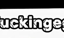 Teen blonde pawg, your stepbrother is fucking you so hard with his big cock.