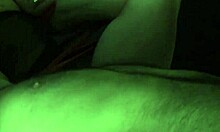 Rubbing my oiled up pussy with a dildo