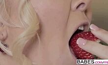 Skinny Blonde Nerd Aaliyah Love and Alyssa Reece Star in Teen Fireworks