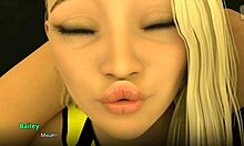 Wvm 133 Watching A Cheer Routine In 3D Animation