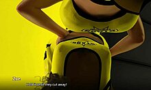 Wvm 133 Watching A Cheer Routine In 3D Animation