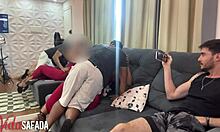 hey man, i lost a bet so my wife fucked her young friend right in front of me