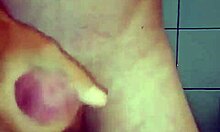 Hungarian amateur jerks off solo in pleasant session.