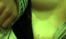 Latina Sucks Tits At ATM.