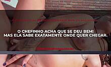 Ela Precisava Muito do Emprego com Tetas Grandes e Pau Grande