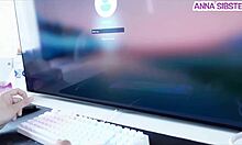 Caught Roommate Tantaly in Smart Home System Creampie Fuck