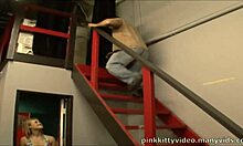 Short hair blonde jasmine jolie drilled doggystyle by big dick boss