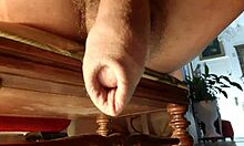 Solo Gay Mature Man Huge Dick Close-Up!