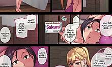 Guess who I ran into? My friend’s gyaru mom at soapland!