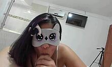 spectacular wake-up in mexico hotel with latina couple