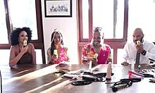 'black teen in sheer red lingerie for sex?'