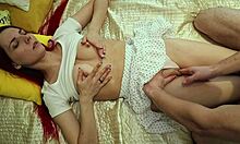 my stepdaughter enjoys rough games with stepdad in homemade fun