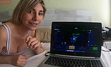 hey, ended up in a wild sexual bet with my horny girlfriend... trailer got me! 😜