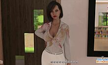 stacy, give that big cock a blowjob outdoors and help the hotties