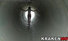 I’m so into this hot redhead milf showing off at an outdoor casting!