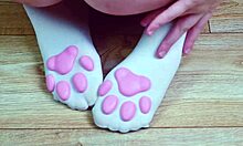 Physical education lesson with oiled Kyoka Jiro in wild cosplay.