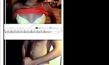 yummy japanese asian teen 18+ babe in college lesbian webcam scene on bed with cumshot