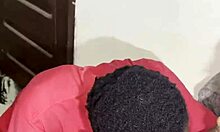 young girl begs to lick delivery guy's wet ass