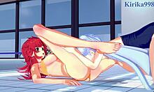 ruri hoshino and festenia muse in intense lesbian action!