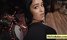 nia bleu gets fucked by brett maker during band rehearsal.