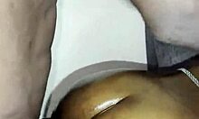 young girl begs to lick delivery guy's wet ass