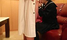Amateur Sailor Cosplay Sex With Friend in Miniskirt. Intense Fingering and Creampie Finish.