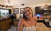 stepmom kendra heart lets stepson deepthroat her big ass in taboo cfnm scene